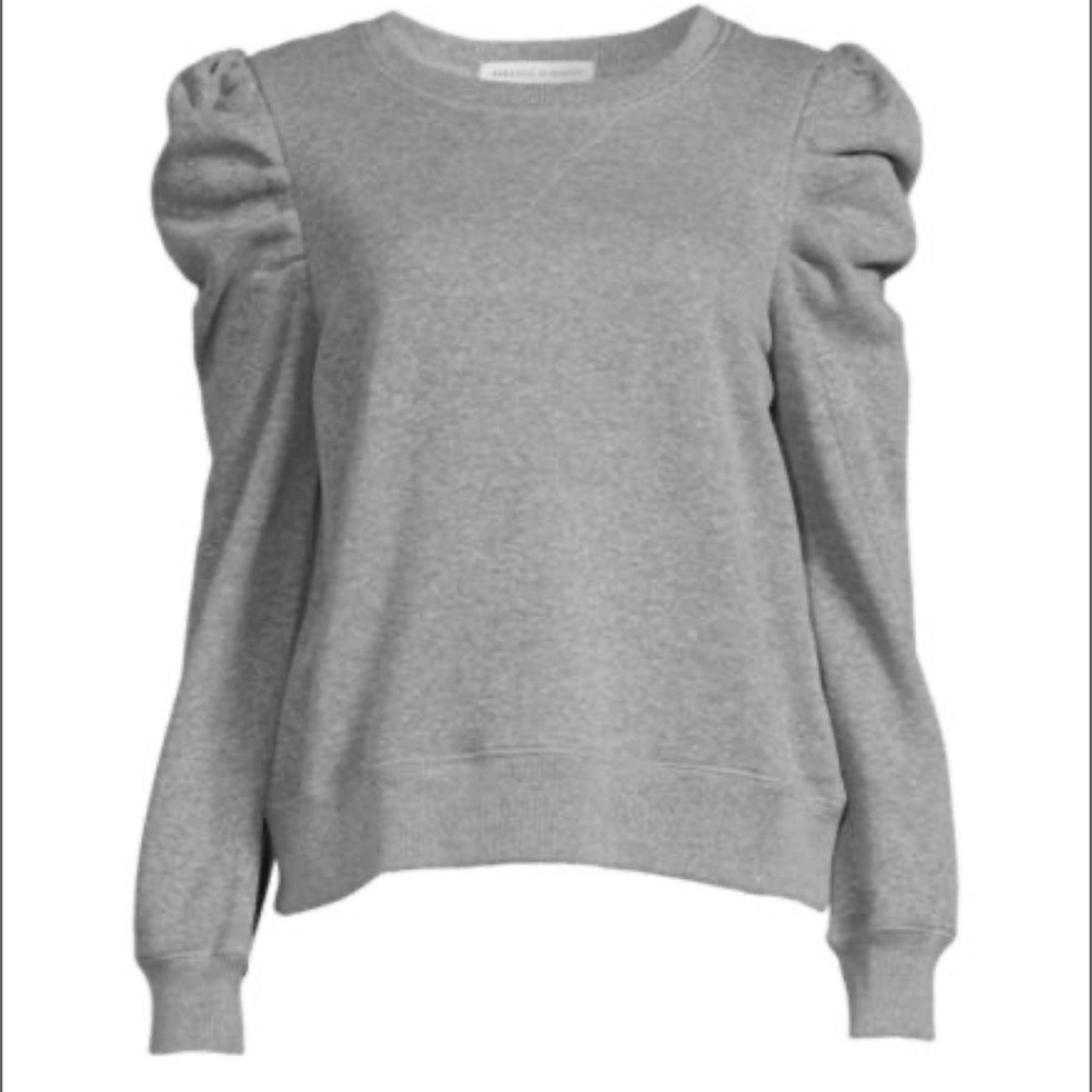 Rebecca Minkoff Gray Sweatshirt with Puff Sleeves